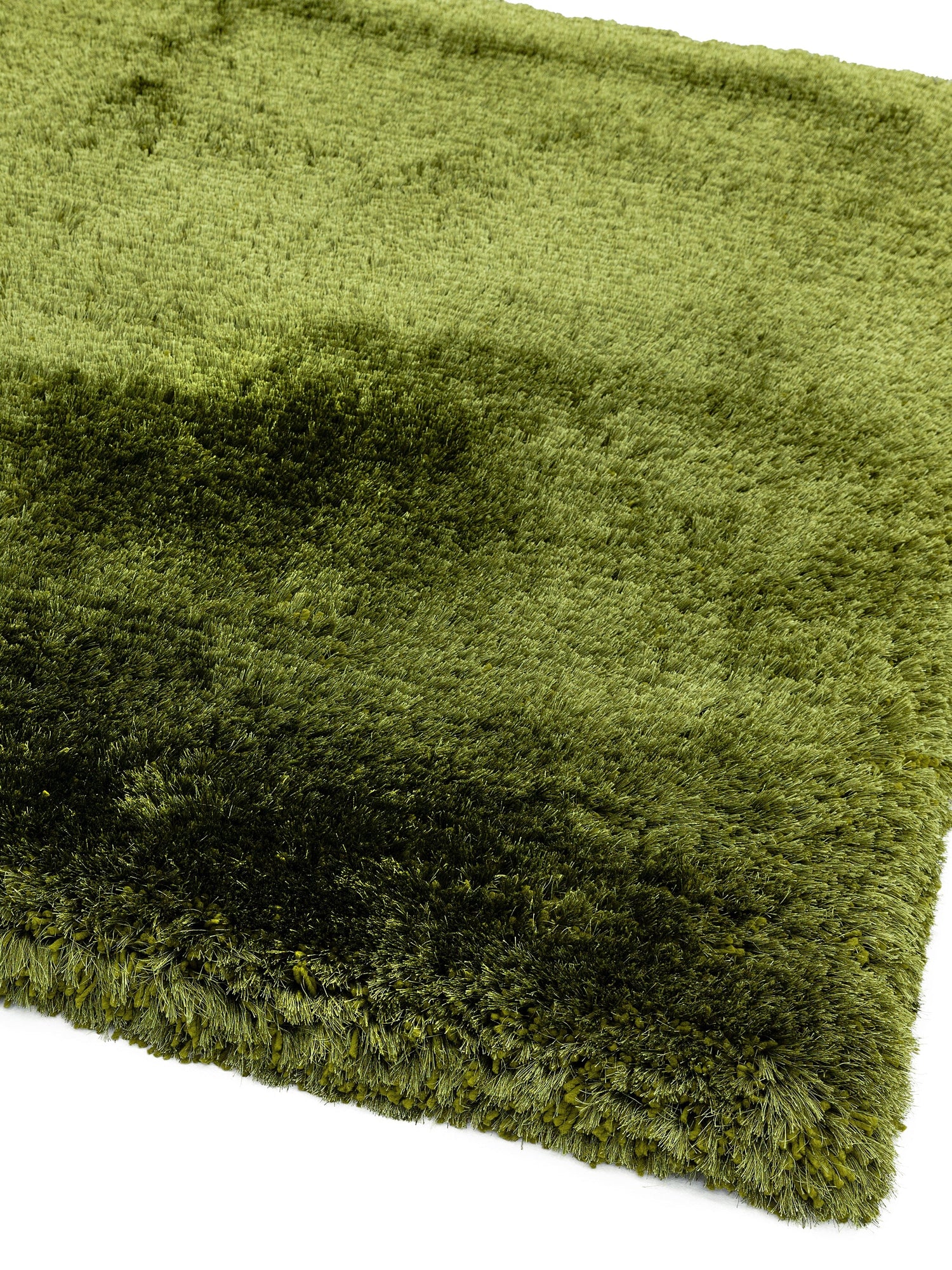  Asiatic Carpets-Asiatic Carpets Plush Hand Woven Rug Green - 70 x 140cm-Green 157 