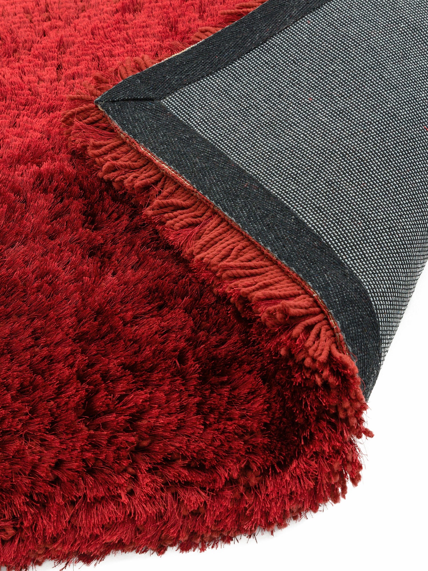  Asiatic Carpets-Asiatic Carpets Plush Hand Woven Rug Red - 160 x 230cm-Red 781 