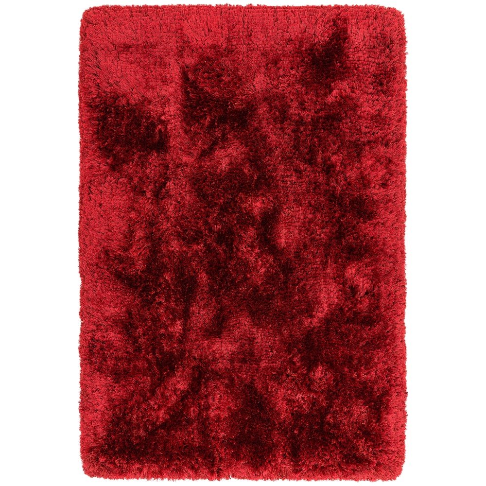  Asiatic Carpets-Asiatic Carpets Plush Hand Woven Rug Red - 160 x 230cm-Red 477 