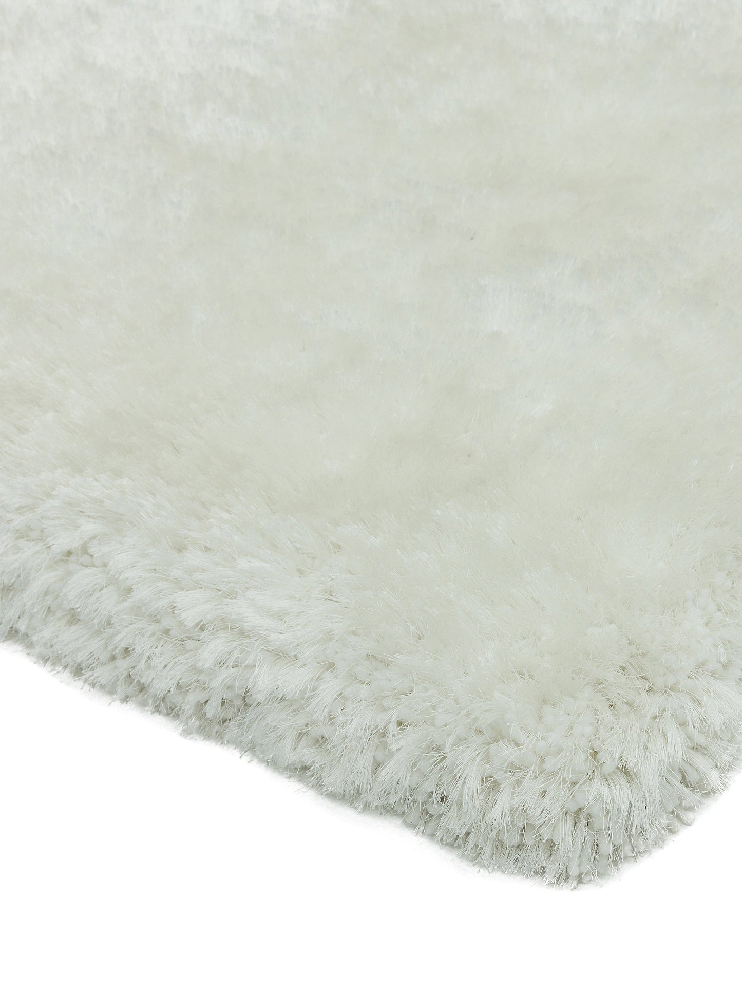 Asiatic Carpets Plush Hand Woven Rug White - 140 x 200cm