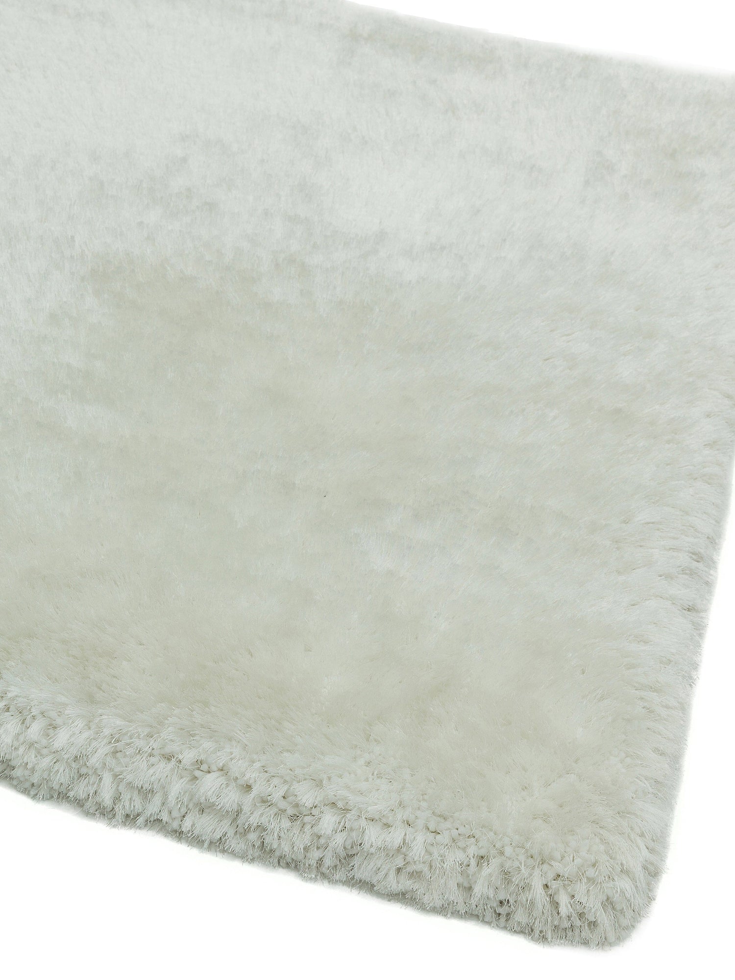  Asiatic Carpets-Asiatic Carpets Plush Hand Woven Rug White - 140 x 200cm-Cream, White 317 