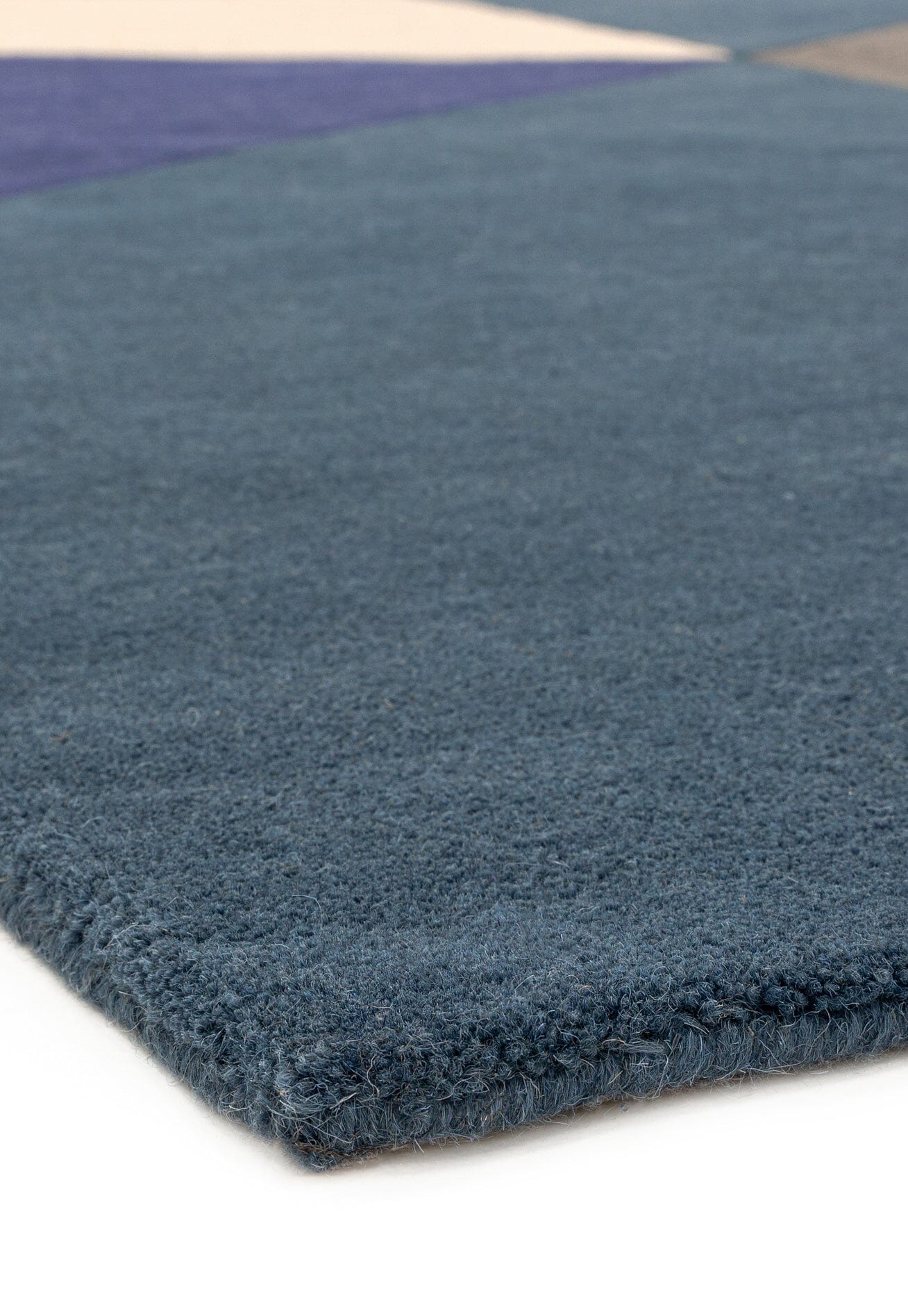  Asiatic Carpets-Asiatic Carpets Reef Handtufted Rug Big Geo Blue - 200 x 290cm-Multicoloured 237 