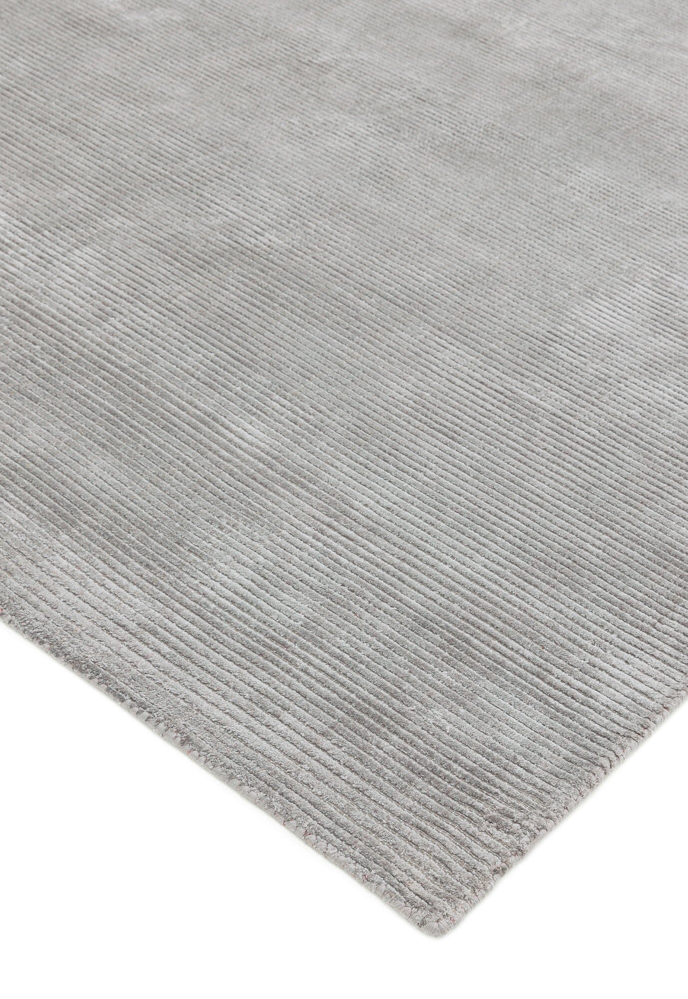  Asiatic Carpets-Asiatic Carpets Reko Hand Woven Rug Silver - 160 x 230cm-Grey, Silver 437 