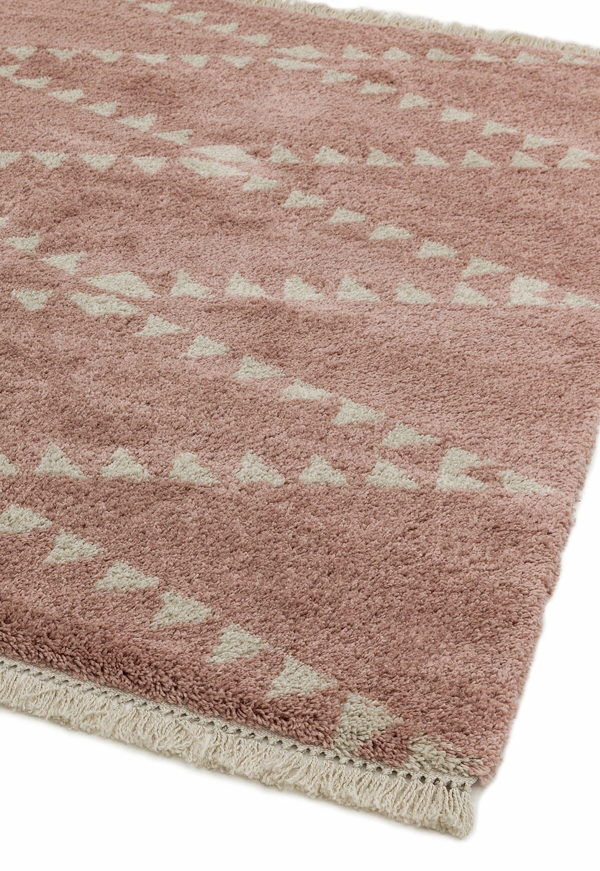  Asiatic Carpets-Asiatic Carpets Rocco Machine Woven Rug PINK - 160 x 230cm-Pink 541 