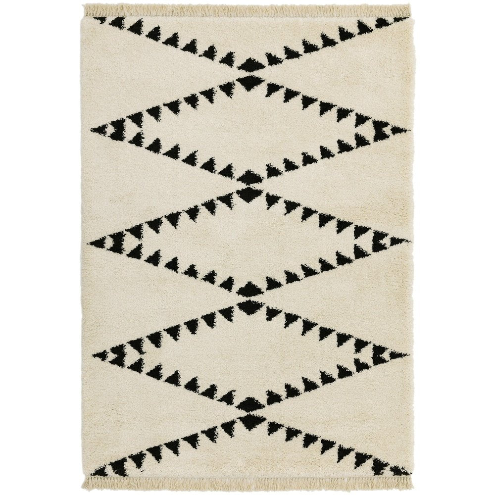 Asiatic Carpets Rocco Machine Woven Rug CREAM - 160 x 230cm