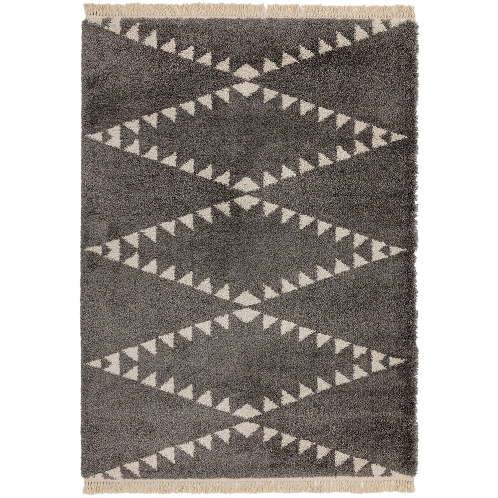 Asiatic Carpets Rocco Machine Woven Rug CHARCOAL - 200 x 290cm