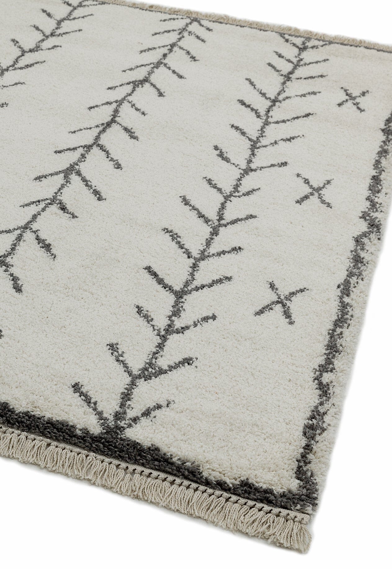  Asiatic Carpets-Asiatic Carpets Rocco Machine Woven Rug CREAM ARROW - 160 x 230cm-Black, White 445 
