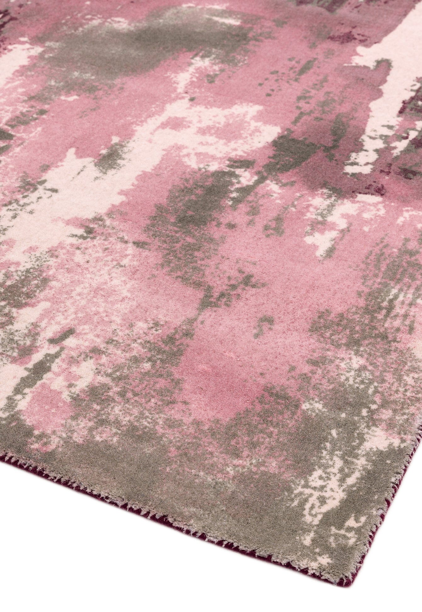  Asiatic Carpets-Asiatic Carpets Saturn Hand Woven Rug Pink - 200 x 290cm-Pink 909 