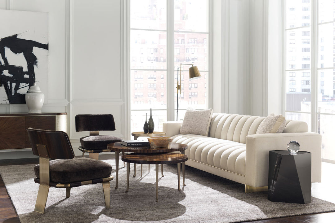 Classic One of The Bunch Round Coffee Table Caracole 4