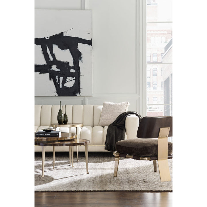 Classic One of The Bunch Round Coffee Table Caracole 3