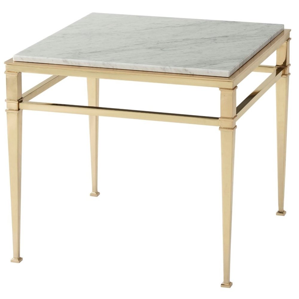 Side Table Annalynn in Marble Theodore Alexander 3