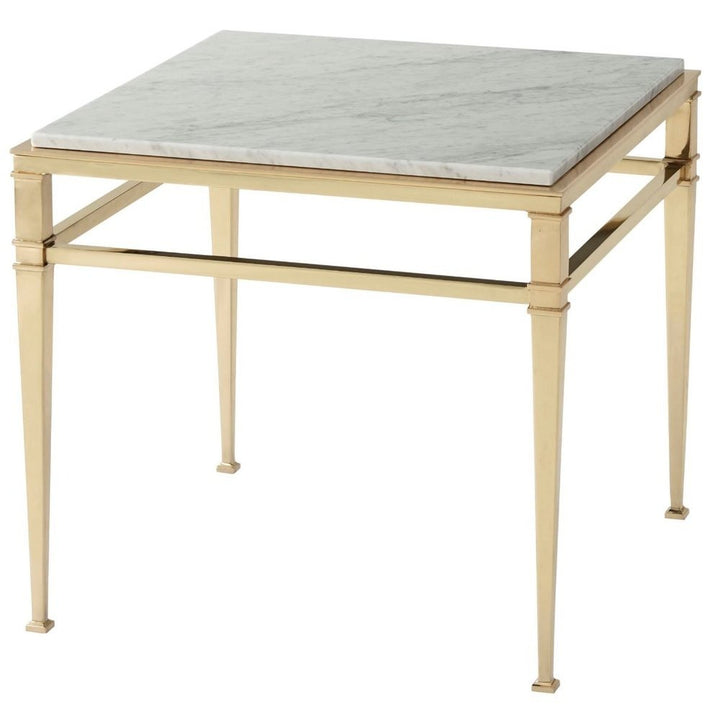 Side Table Annalynn in Marble Theodore Alexander 3