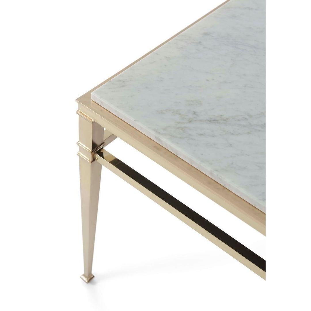Side Table Annalynn in Marble Theodore Alexander 4