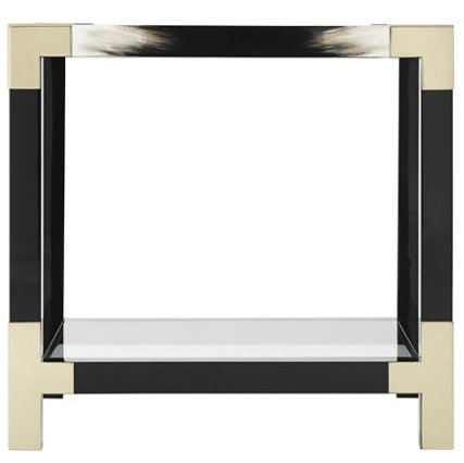 Cutting Edge Side Table - Black Theodore Alexander 1