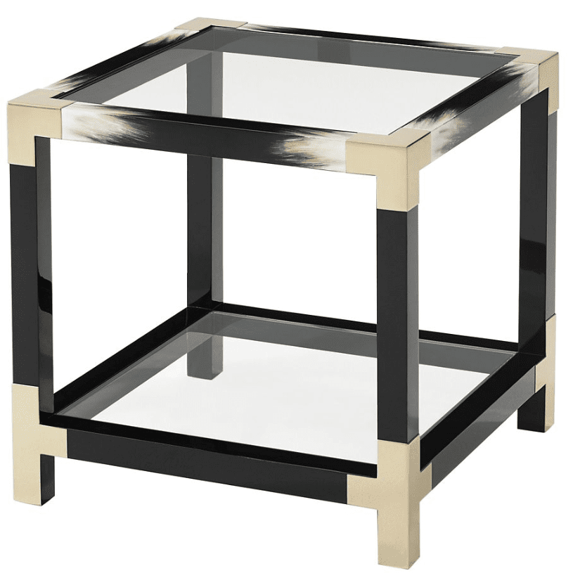 Cutting Edge Side Table - Black Theodore Alexander 2
