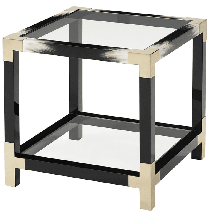 Cutting Edge Side Table - Black Theodore Alexander 2