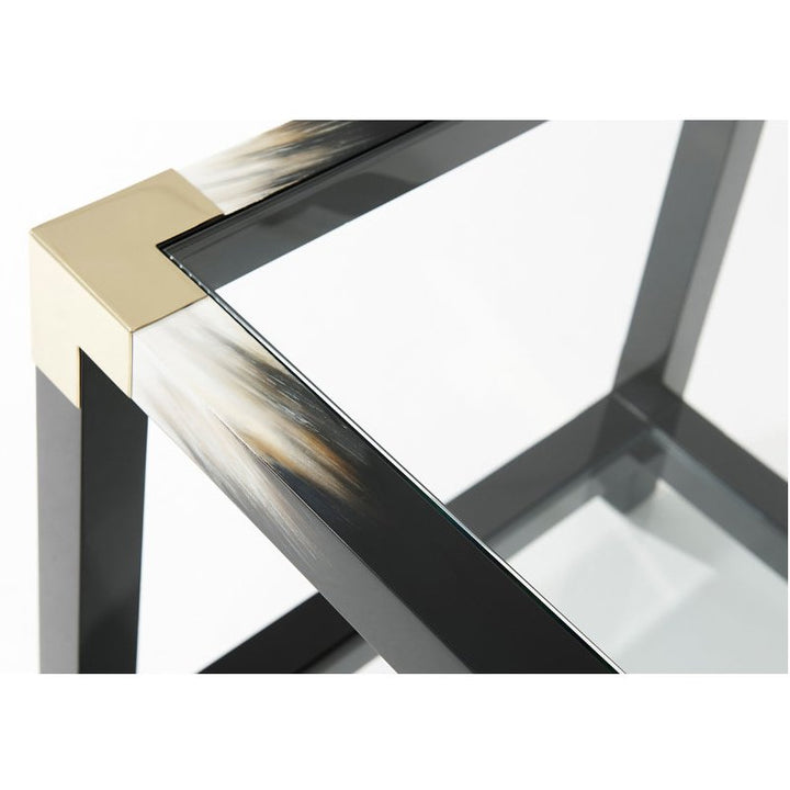 Cutting Edge Side Table - Black Theodore Alexander 3