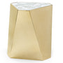 Caracole Signature Debut The Contempo Small Side Table Gold