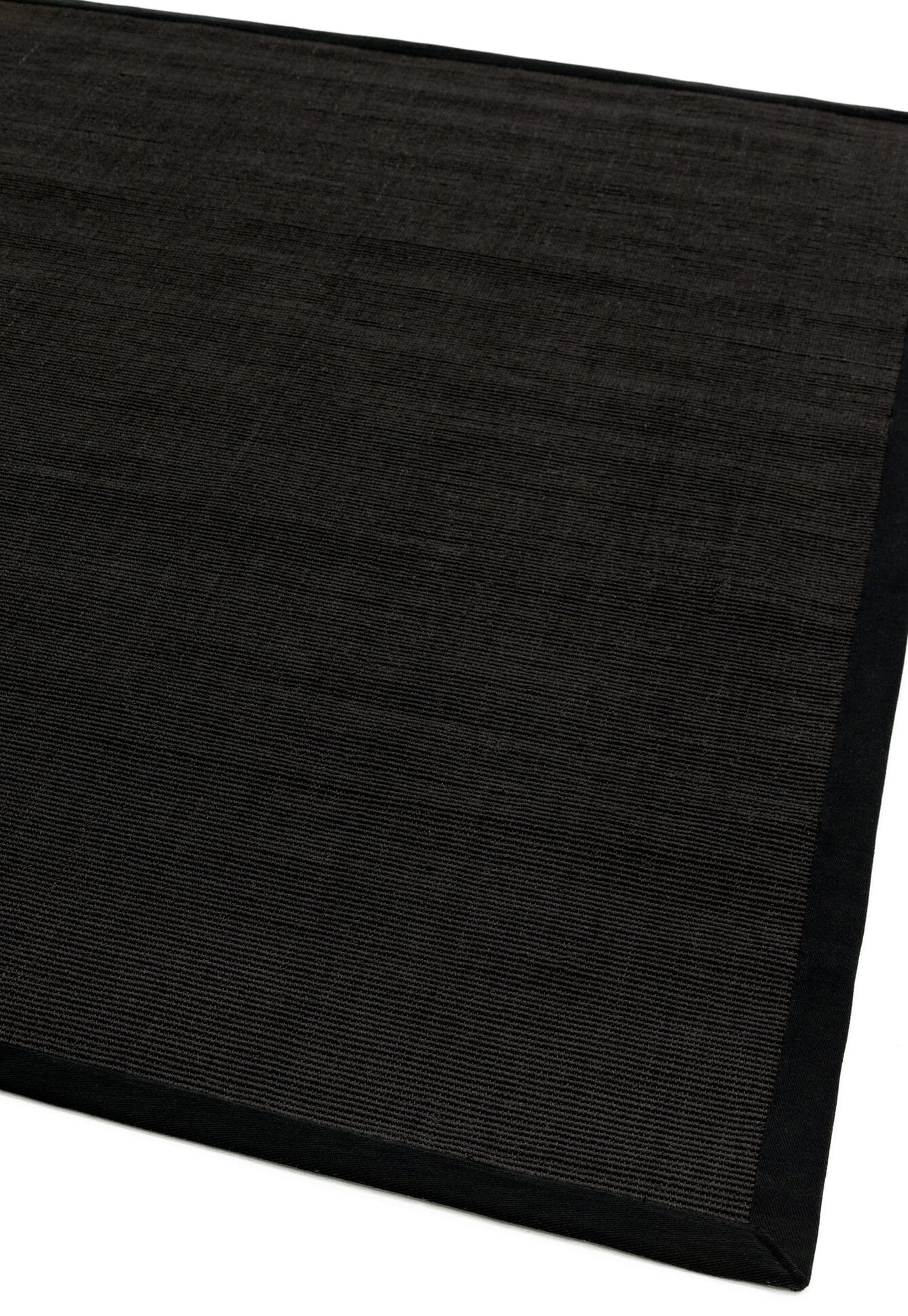  Asiatic Carpets-Asiatic Carpets Sisal Machine Woven Rug Black/Black - 68 x 300cm-Black 973 