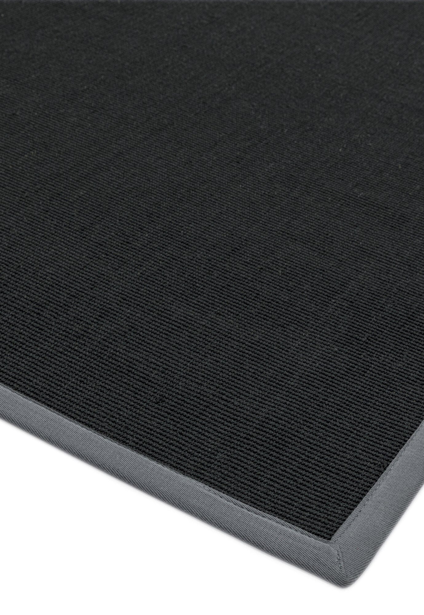  Asiatic Carpets-Asiatic Carpets Sisal Machine Woven Rug Black/Grey - 200 x 300cm-Black 917 