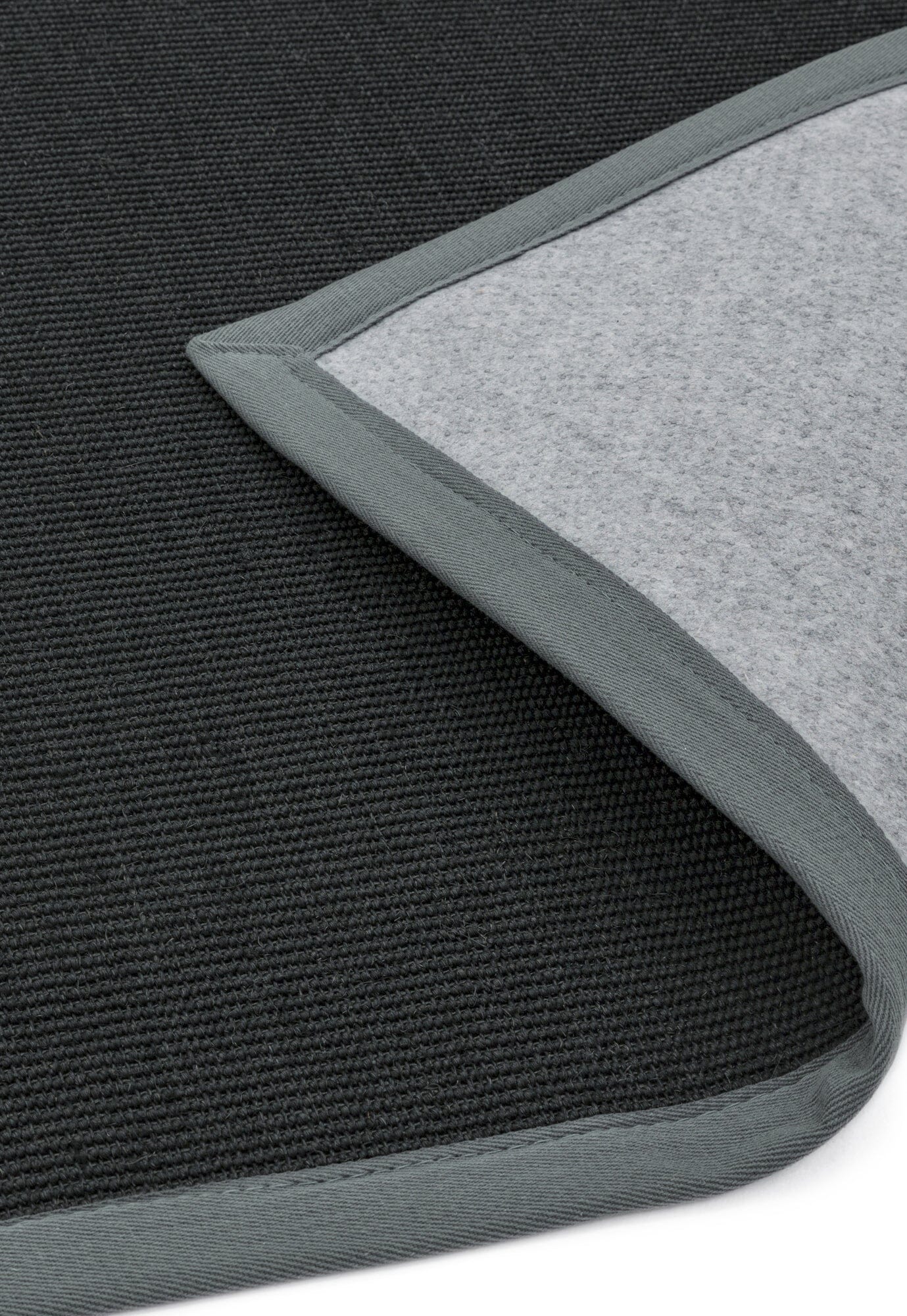  Asiatic Carpets-Asiatic Carpets Sisal Machine Woven Rug Black/Grey - 240 x 340cm-Black 381 
