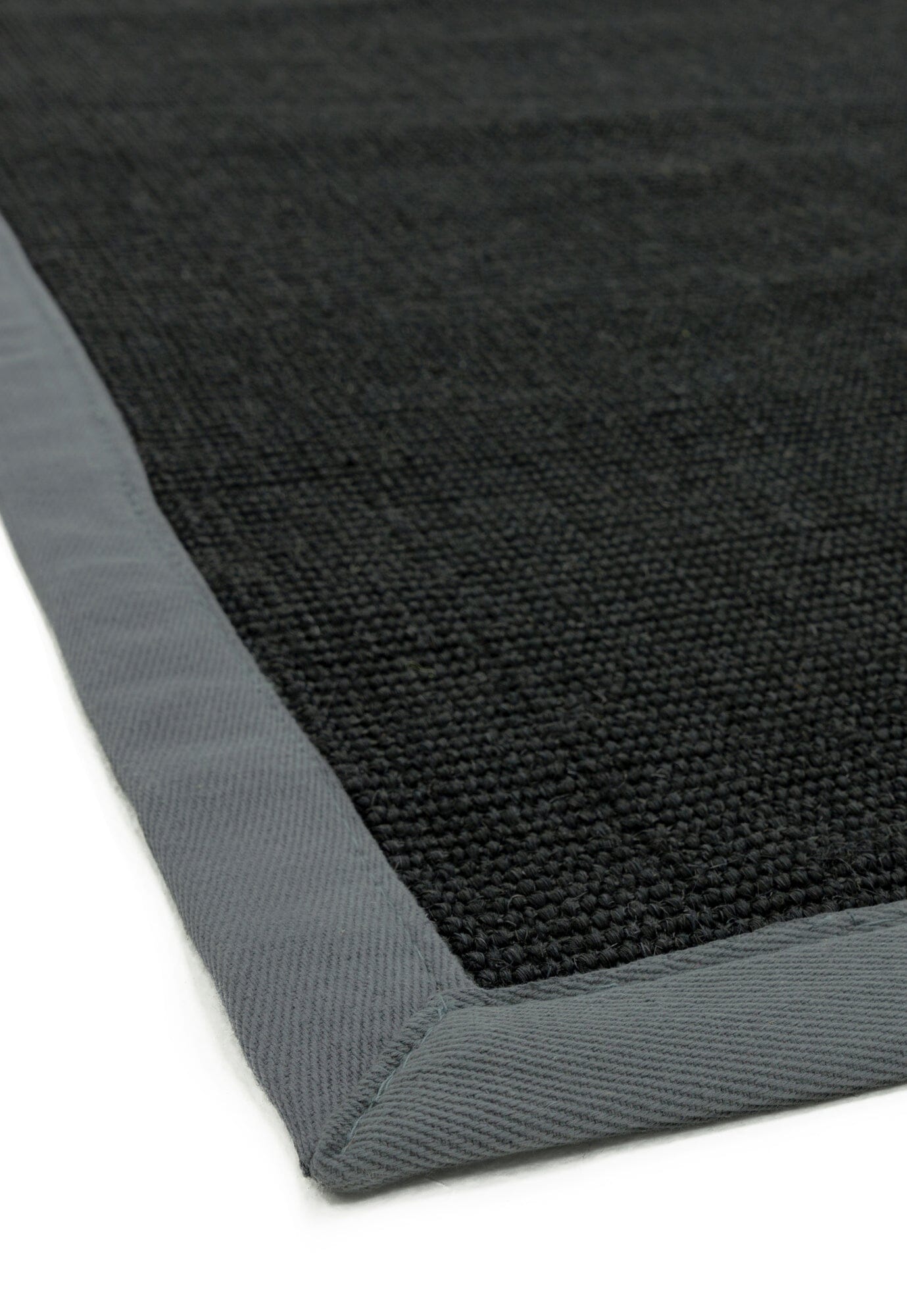 Asiatic Carpets Sisal Machine Woven Rug Black/Grey - 240 x 340cm