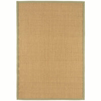 Asiatic Carpets Sisal Machine Woven Rug Linen/Sage - 200 x 300cm