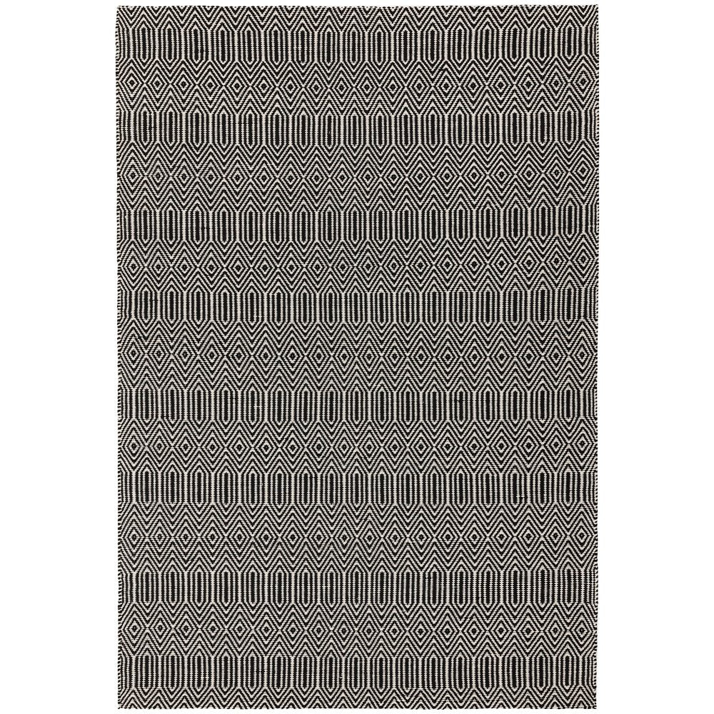  Asiatic Carpets-Asiatic Carpets Sloan Hand Woven Rug Black - 160 x 230cm-Black 565 