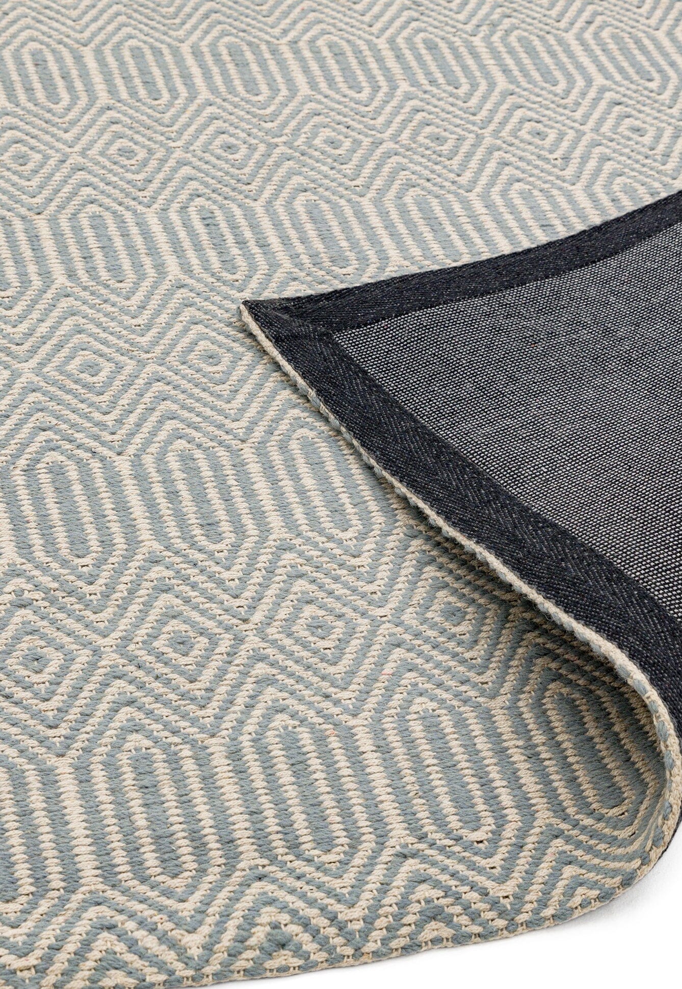 Asiatic Carpets Sloan Hand Woven Rug Duck Egg - 160 x 230cm