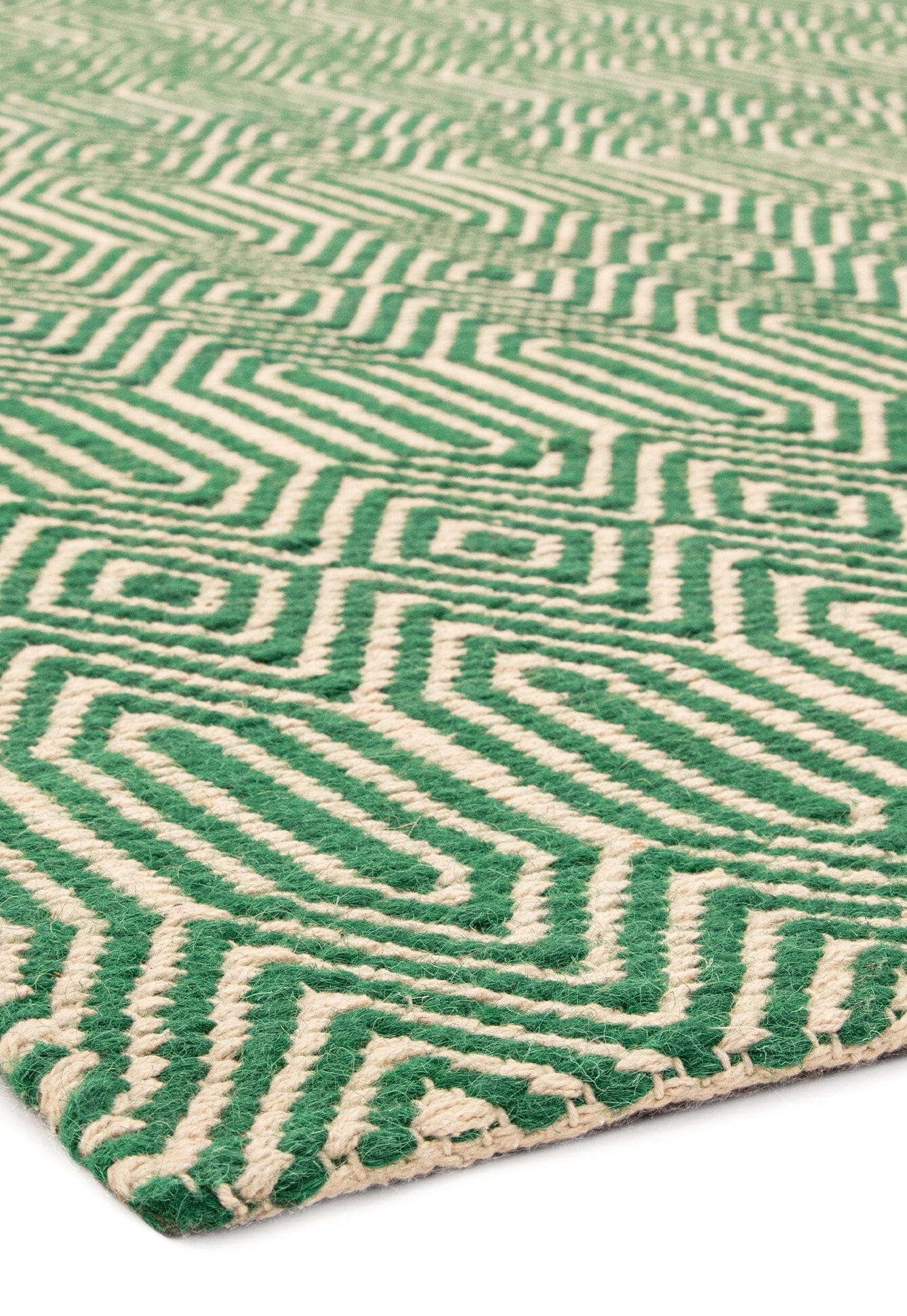 Asiatic Carpets Sloan Hand Woven Runner Green - 66 x 200cm