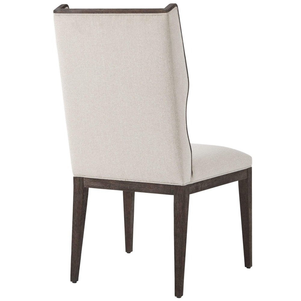  Theodore Alexander-TA Studio Della Dining Chair in Kendal Linen-Natural 725 
