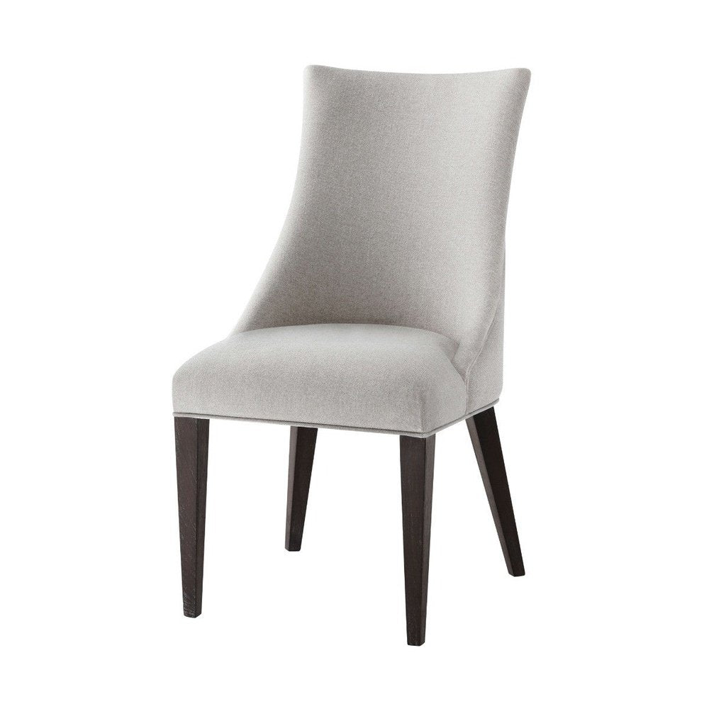 Ezra Dining Chair - Kendal Linen Theodore Alexander 1