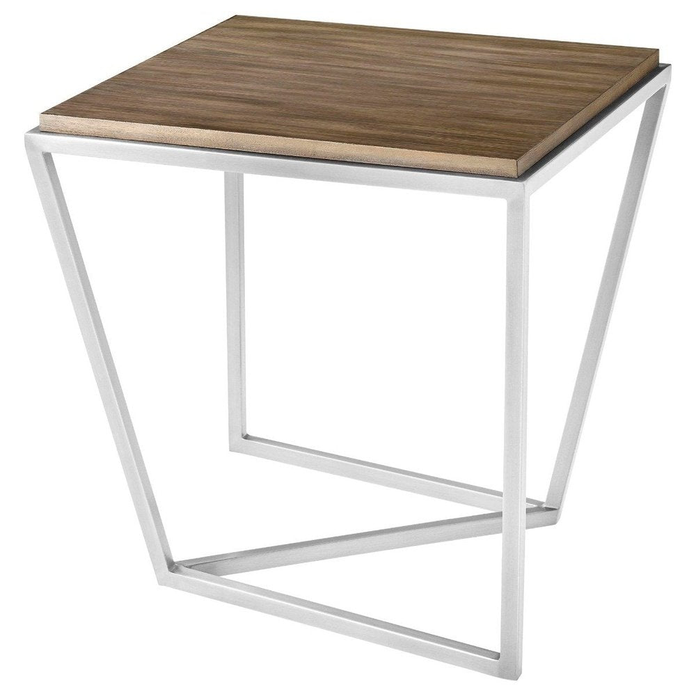 Crazy X Square Side Table - Mangrove Theodore Alexander 1
