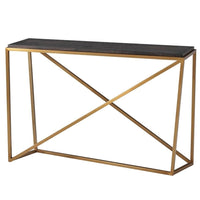 TA Studio Console Table Crazy X in Rowan