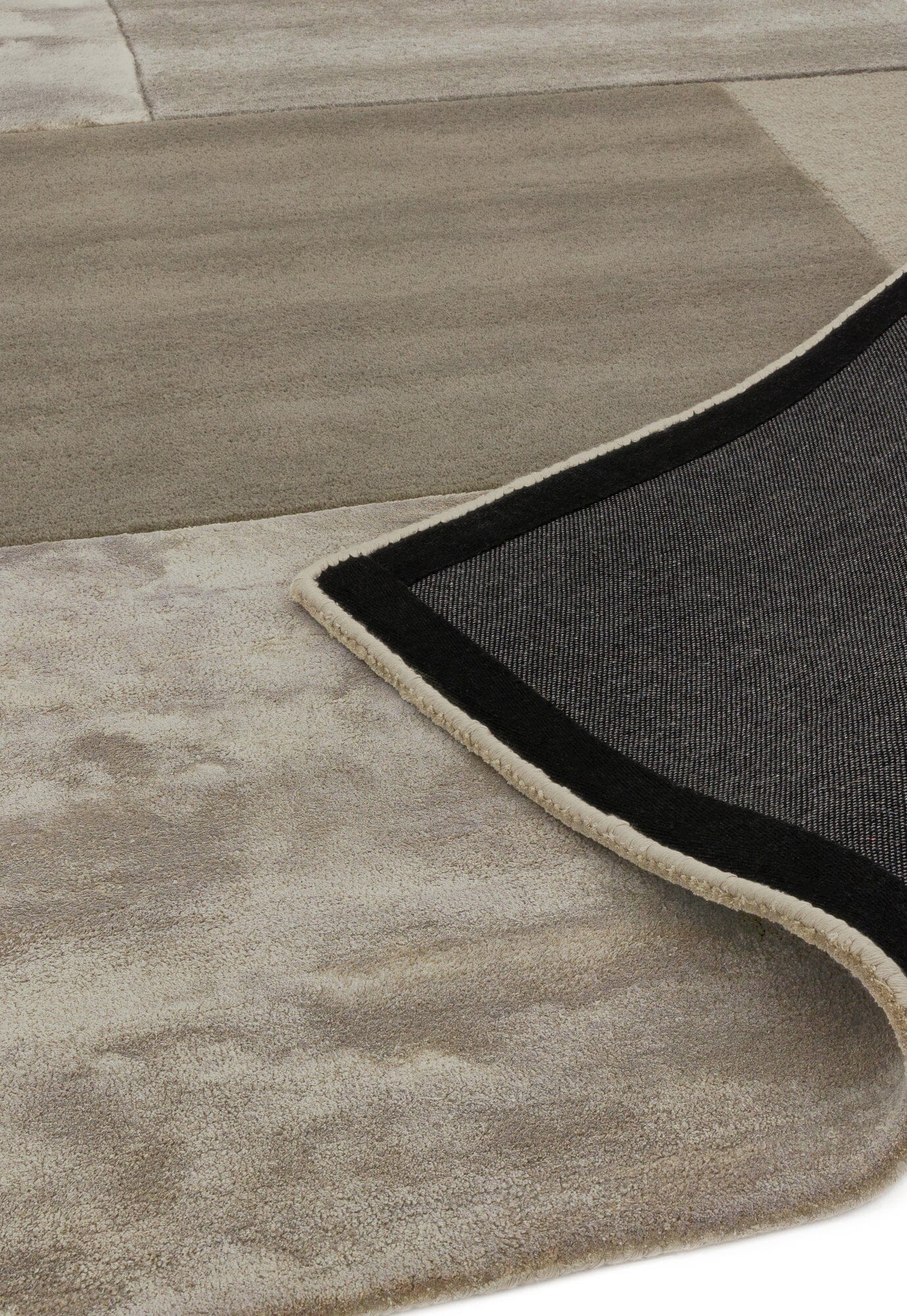  Asiatic Carpets-Asiatic Carpets Tate Tonal Textures Hand Tufted Rug Smoke - 160 x 230cm-Grey, Silver 269 