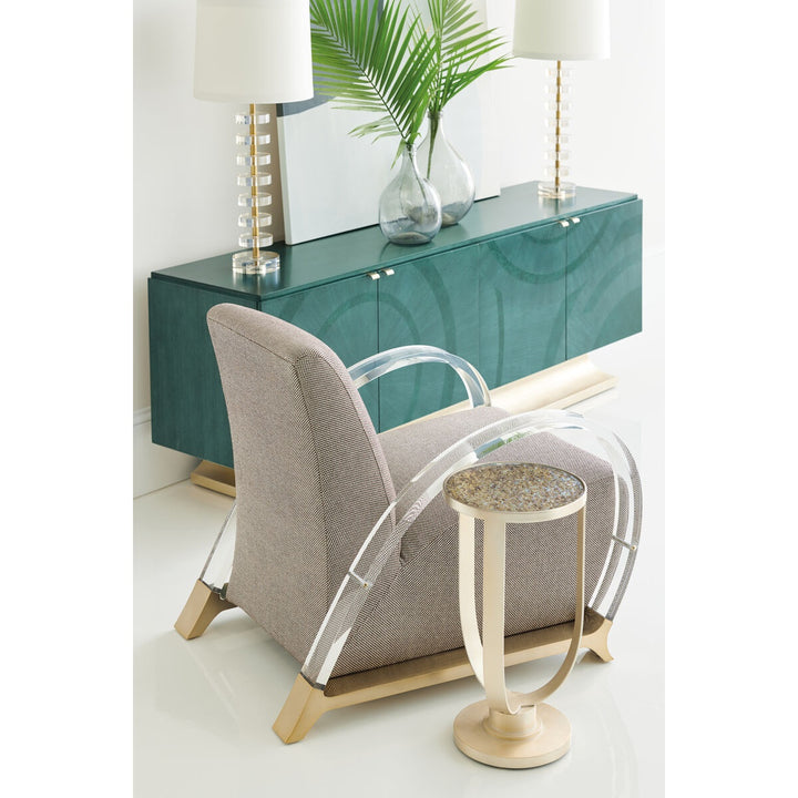 Classic Deja Blue Media Cabinet Caracole 4