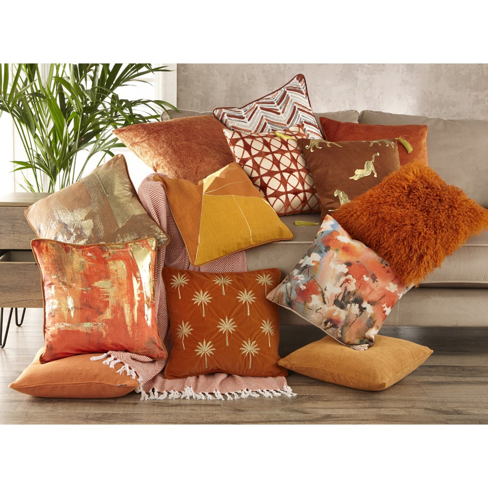 Malini Luxe Cushion Paprika