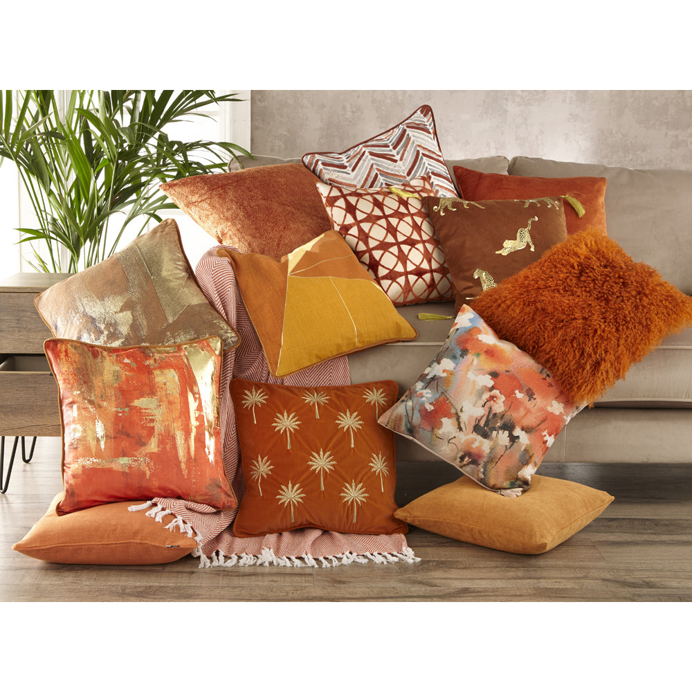 Malini Luxe Cushion Pinegreen